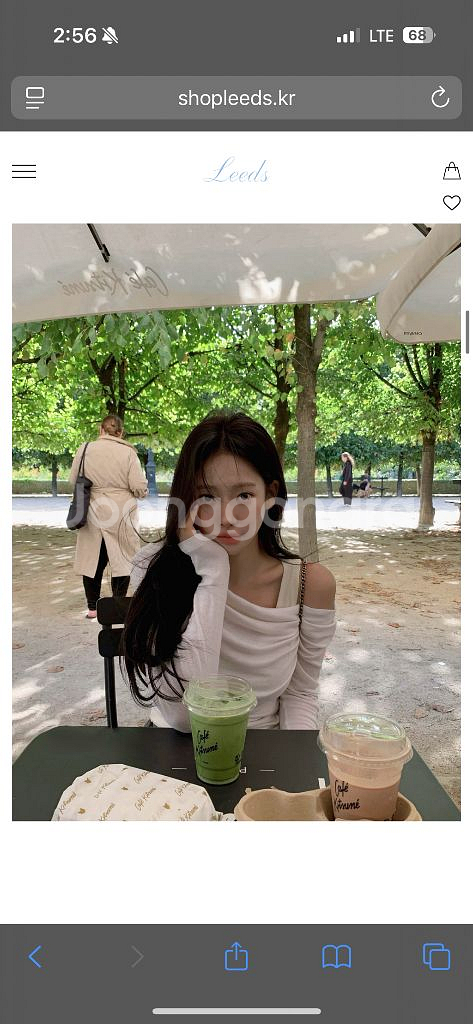 리즈leeds cream layerd tee 레이어드 티셔츠--0