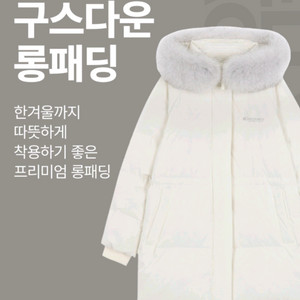 새상품) 디스커버리 켈리 구스다운 여성 롱패딩 95사이즈