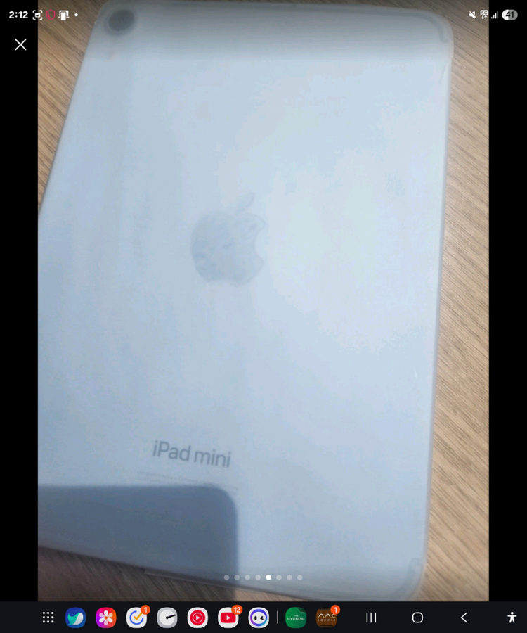 (s급 배터리 100프로 애플케어 포함) 아이패드 미니 7세대 (iPad mini) 5g 이미지