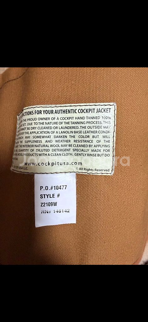 콕핏 USA Z2109 38size 톰하디 무스탕--2