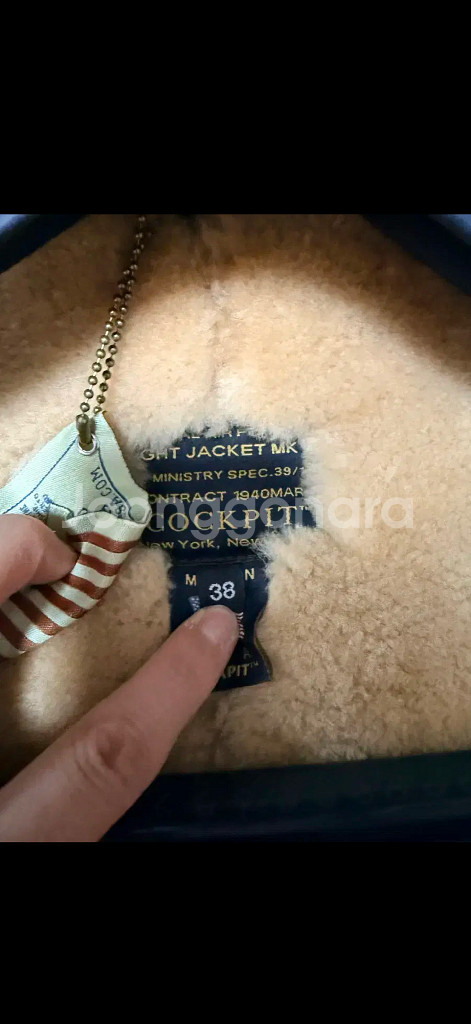 콕핏 USA Z2109 38size 톰하디 무스탕--3