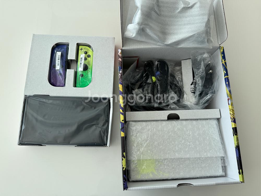 닌텐도스위치 oled 스플레툰에디션 s급 풀박스--0