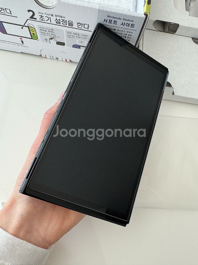 닌텐도스위치 oled 스플레툰에디션 s급 풀박스--1