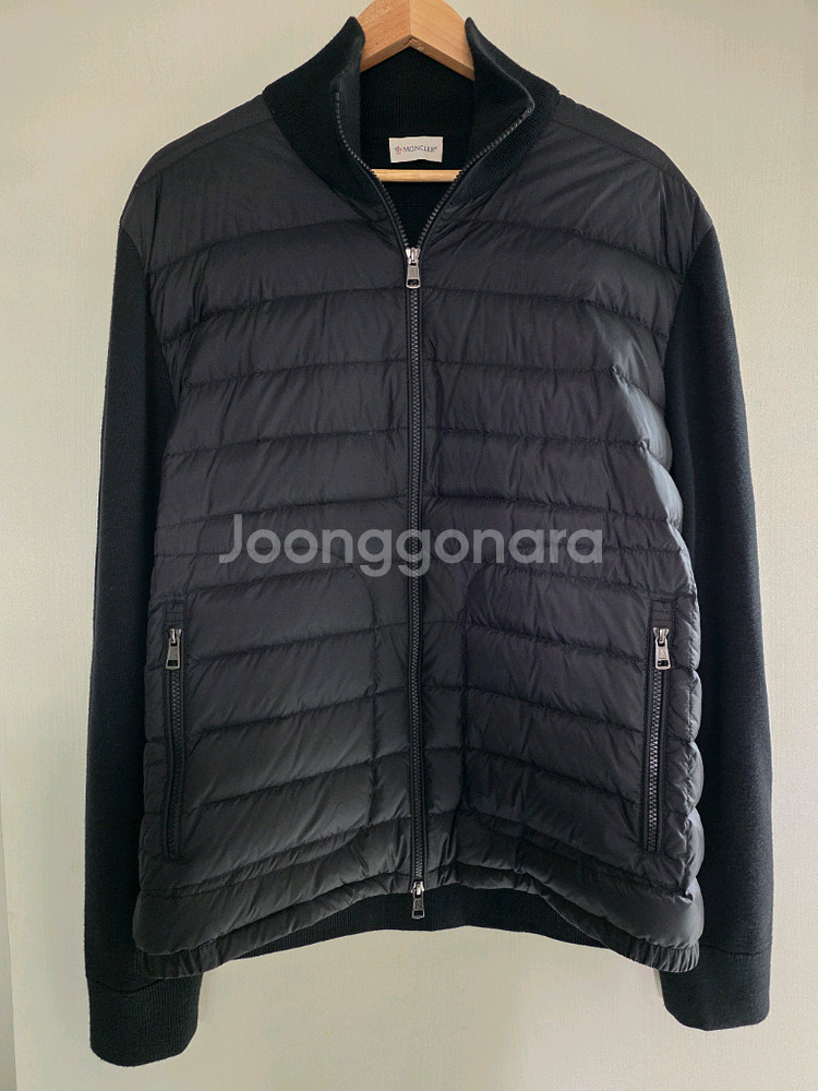 몽클레어 블랙 니트 패딩 2xl(110~115사이즈)김현우 패딩--0