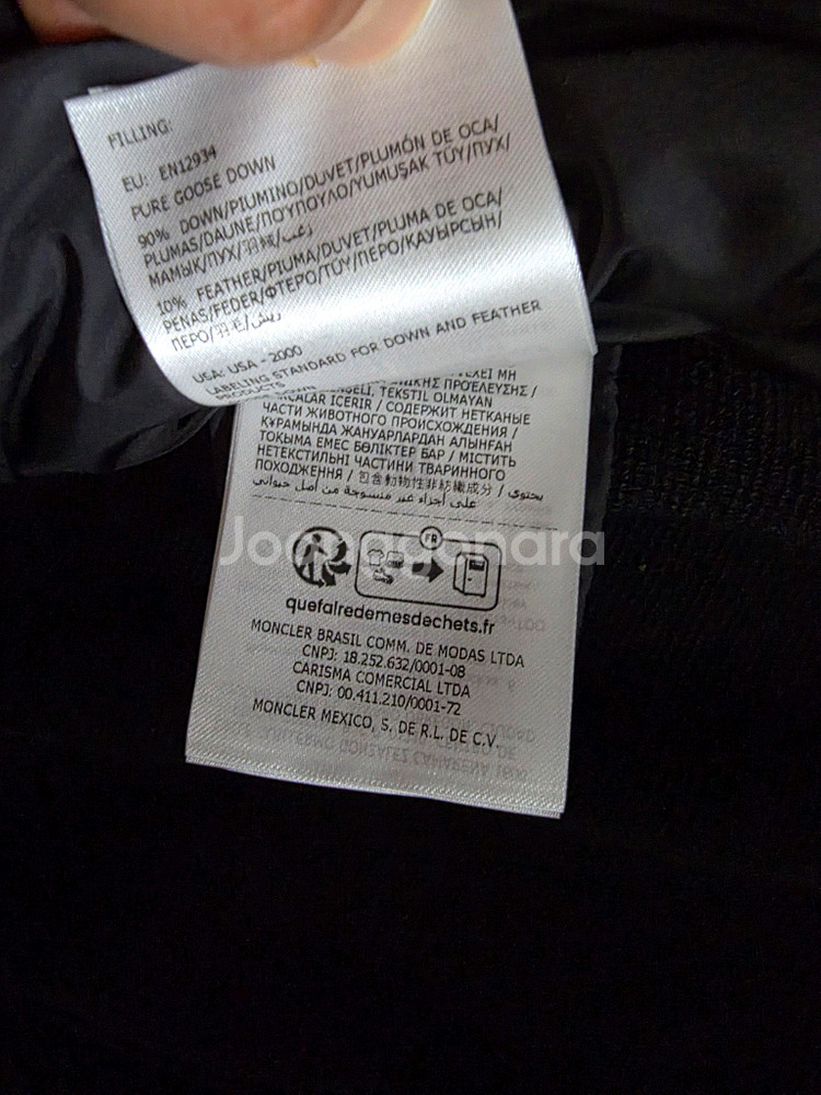 몽클레어 블랙 니트 패딩 2xl(110~115사이즈)김현우 패딩--6