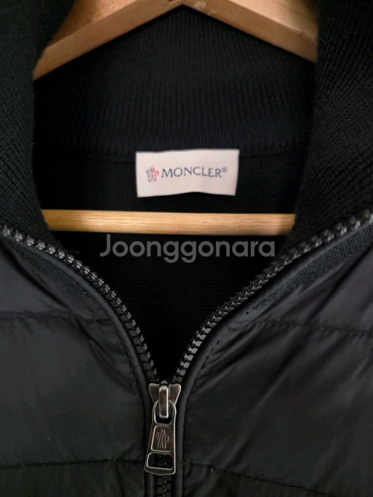 몽클레어 블랙 니트 패딩 2xl(110~115사이즈)김현우 패딩--3