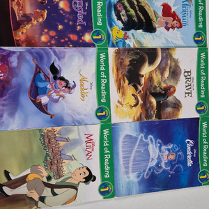 Disney world of reading 리딩북 디즈니 프린세스 6권 세트