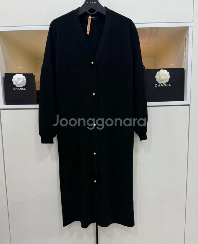 한섬)MINE마인 가디건 겸 벨티드원피스F--0