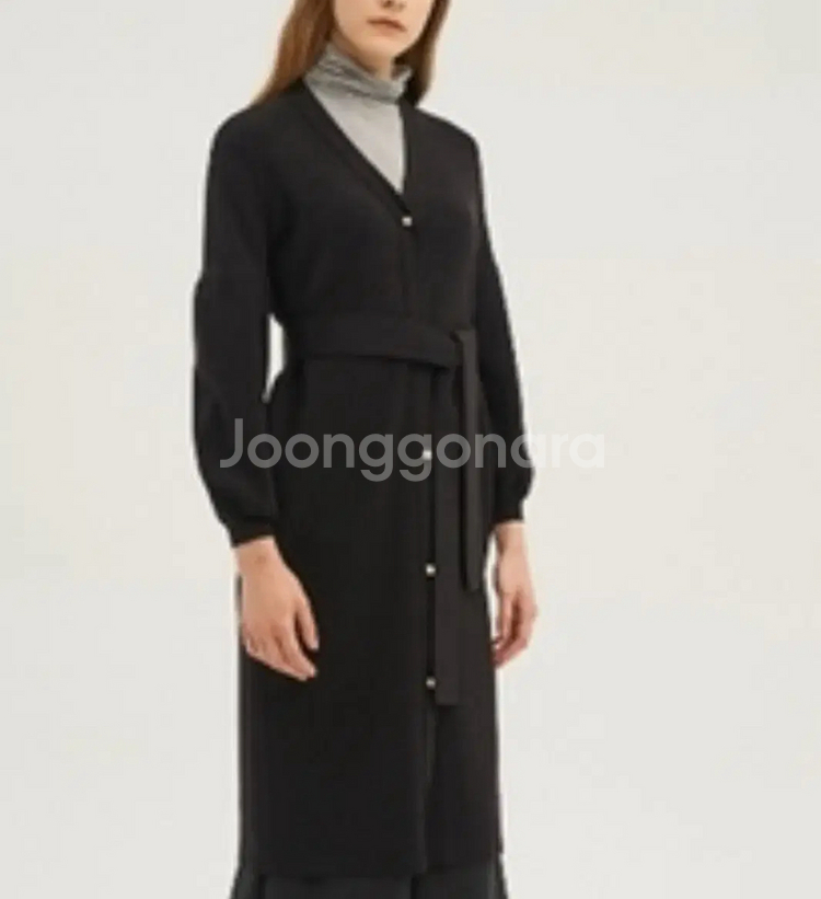 한섬)MINE마인 가디건 겸 벨티드원피스F--8