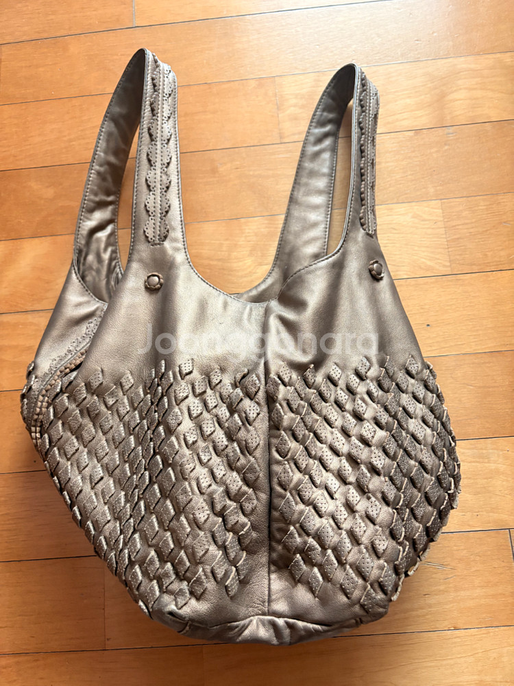 보테가베네타 브론즈 인트레치아토 토트백--1