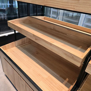 업소용 원목 철제 진열대