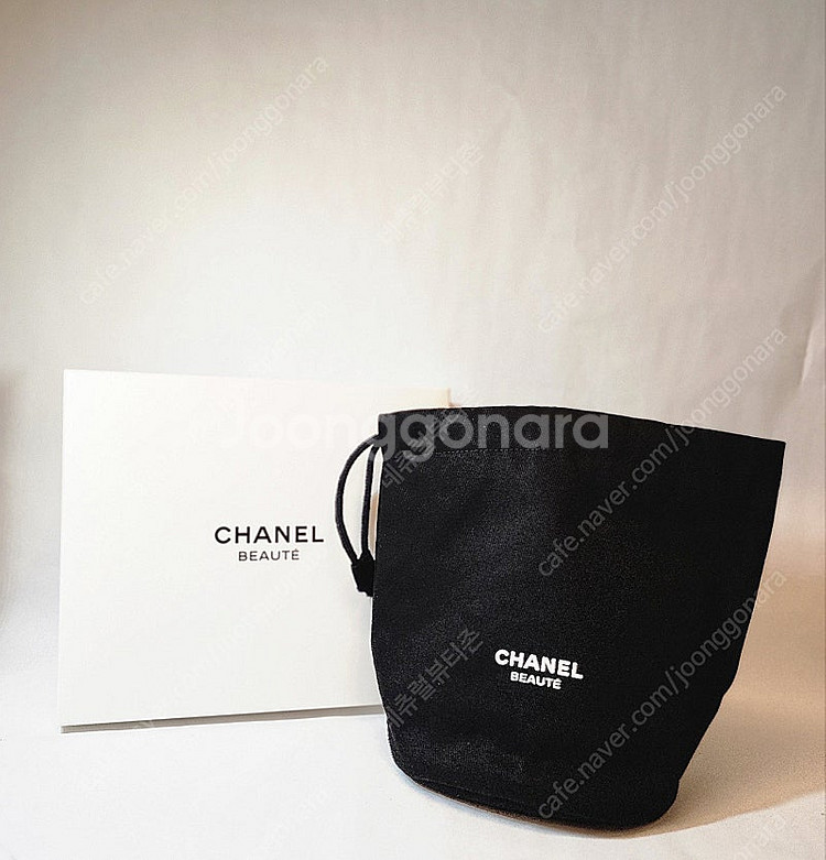 샤넬 뷰티 파우치 블랙 복조리--3