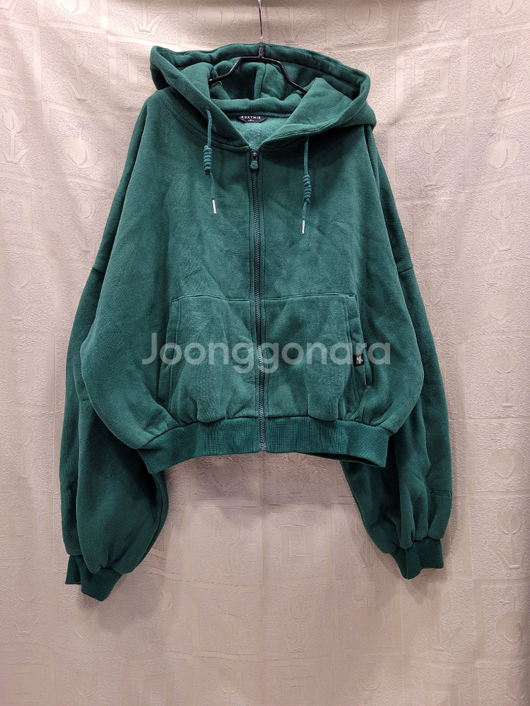 거의새거) 젝시믹스 기모 크롭 후드집업 자켓 프리사이즈--0