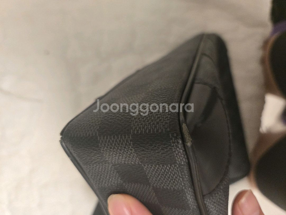 (구구스 구매 영수증 포함) 루이비통 다미에 서류 가방 A급 판매--0