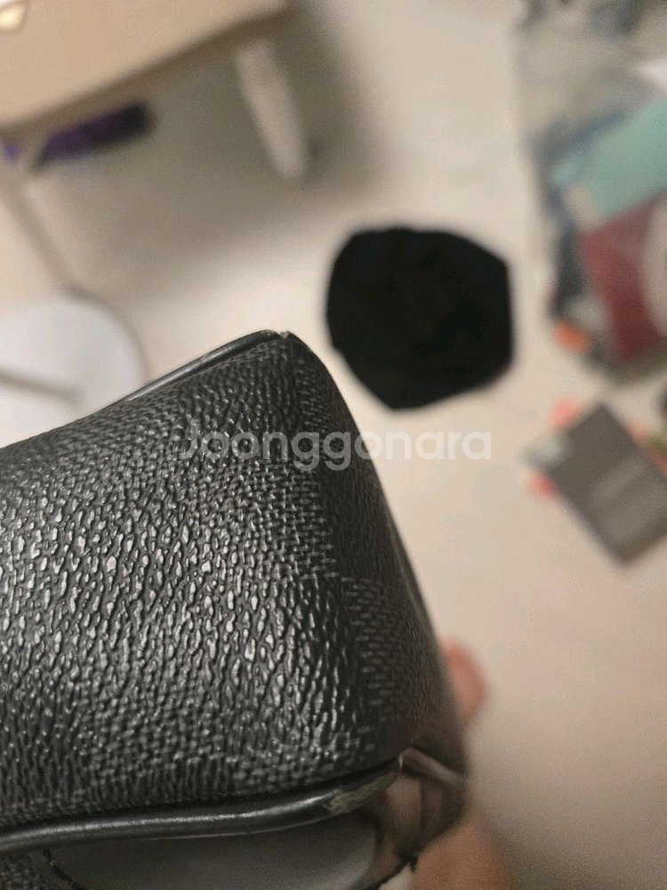 (구구스 구매 영수증 포함) 루이비통 다미에 서류 가방 A급 판매--2