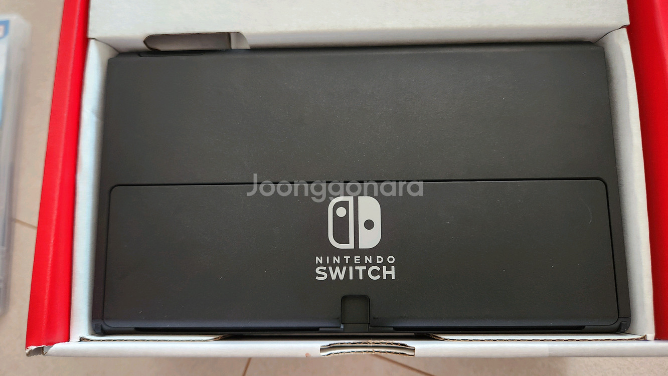 닌텐도 스위치 OLED, 동물의숲,마리오테니스,마블 일괄--5