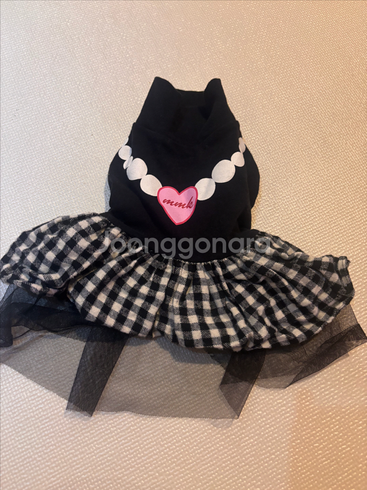 미밍코 강아지 원피스 네크리스 드레스 [DW4AO1240]--0