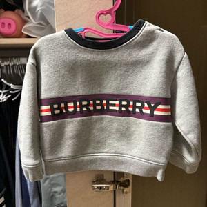 버버리 키즈 유아 맨투맨 긴팔 티셔츠