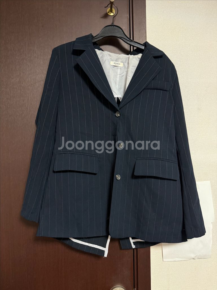 스트라이프 자켓--0