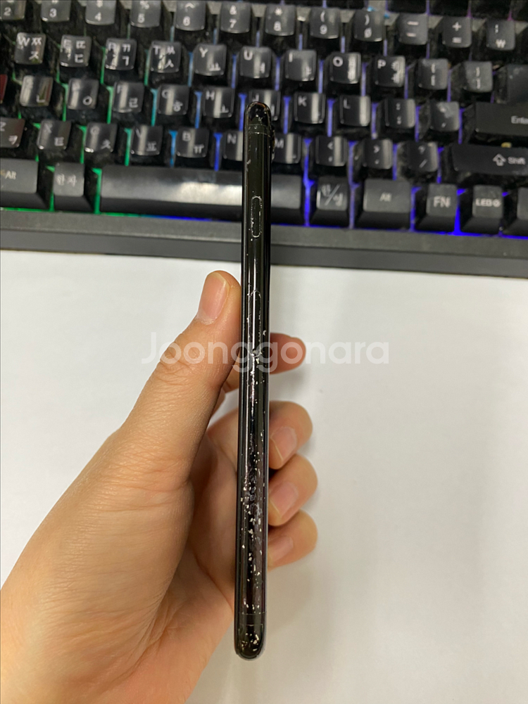 아이폰7 제트블랙 액정SS급 256GB 빈티지카메라--5