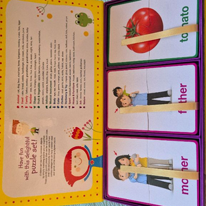 영어 단어 퍼즐 카드(유아 영어) 새상품