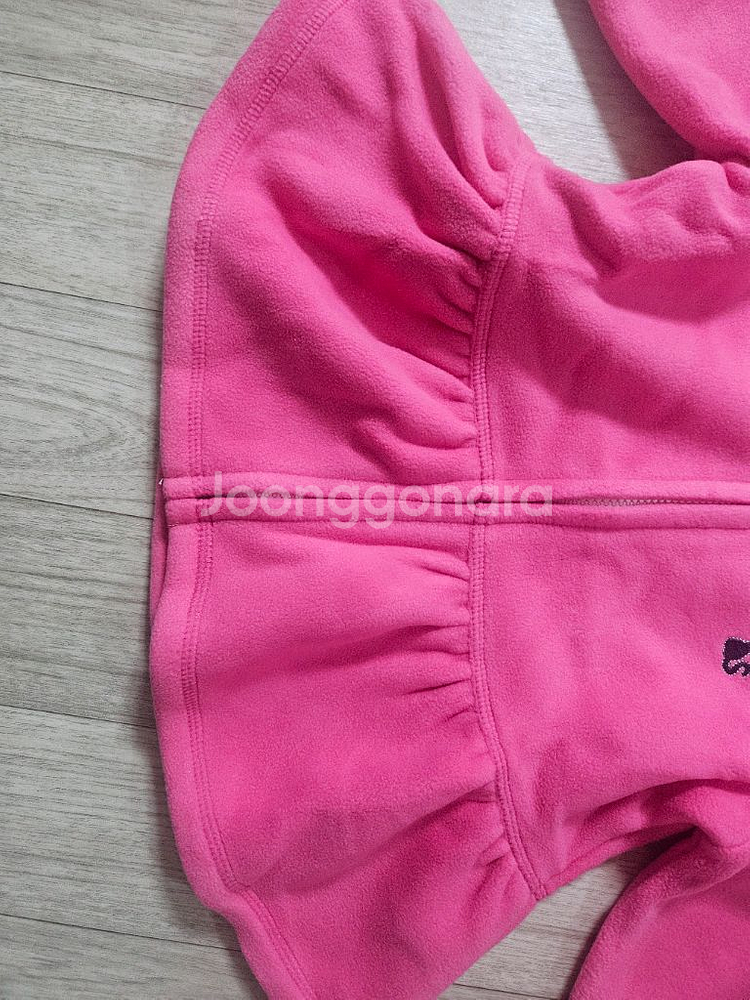쌍둥이옷정리. 기모 핫핑크 점퍼--2