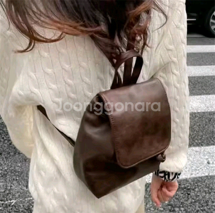 +.* 코지한 { 진한 초콜릿 브라운 미니 백팩 세트 *.+--5