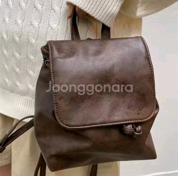 +.* 코지한 { 진한 초콜릿 브라운 미니 백팩 세트 *.+--6