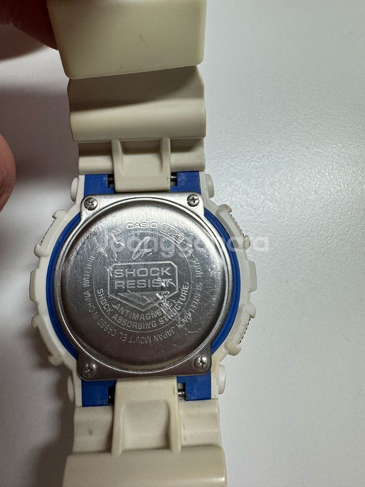 카시오 G-SHOCK GA-100B 화이트--3