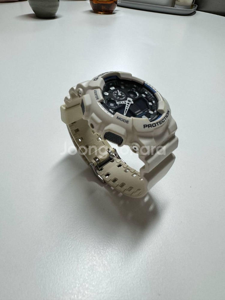 카시오 G-SHOCK GA-100B 화이트--1