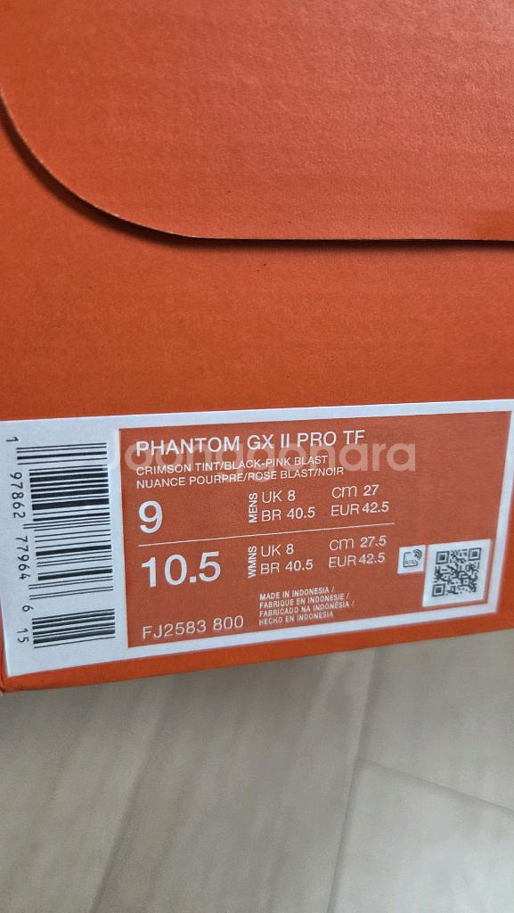 나이키 팬텀 GX II 프로 TF 풋살화 270mm 새상품--4