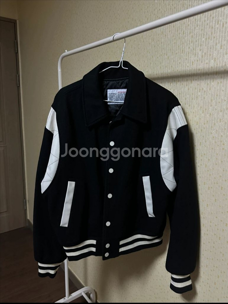 벌스데이수트 바시티 자켓 블랙 M--0