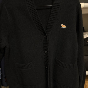 메종키츠네 베이비포스 패치 가디건