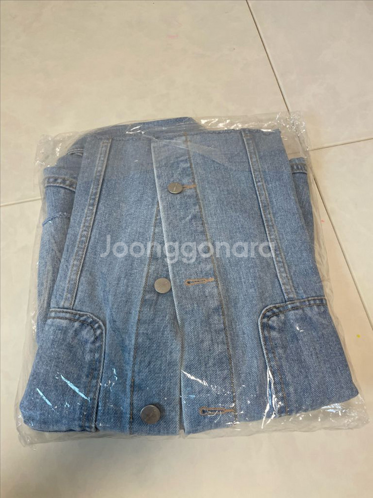 르꼬르망 데님청자켓--1