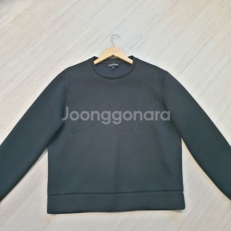 엠포리오 아르마니 네오프렌 긴팔티셔츠 오버핏 XL사이즈--2