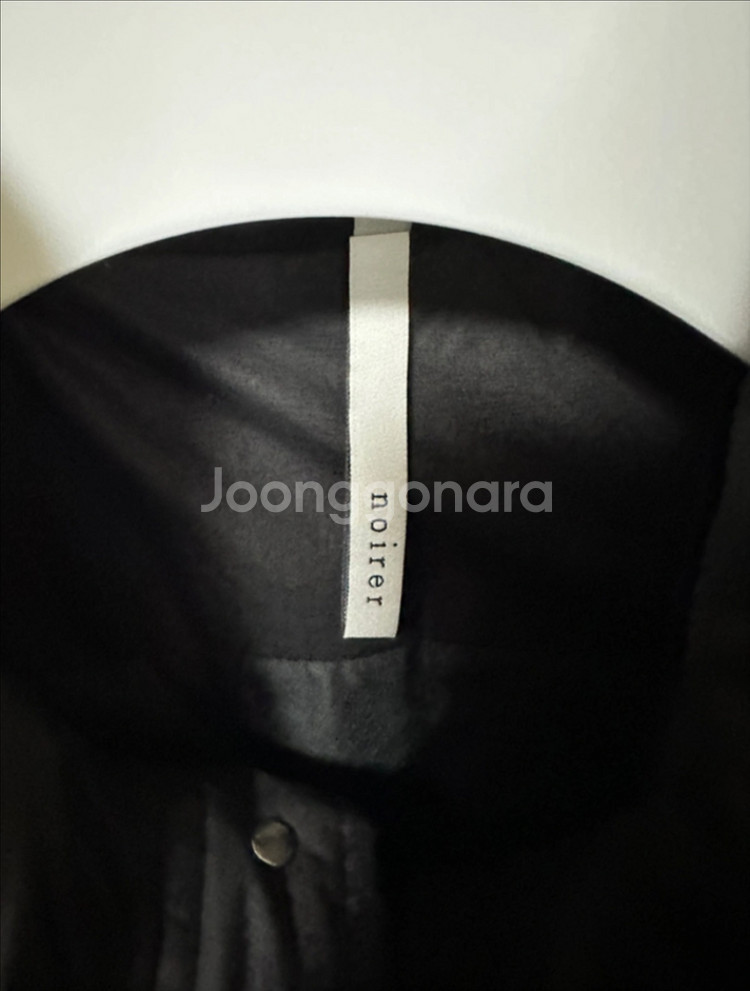 노이어 숏패딩 블랙--1