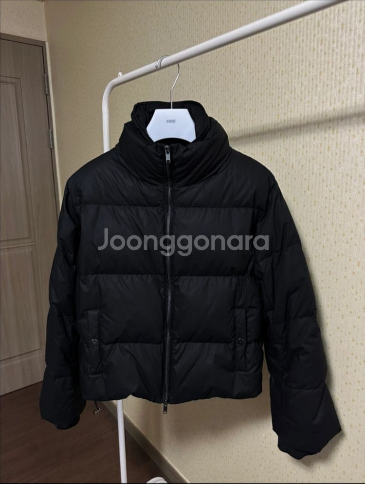 노이어 숏패딩 블랙--0