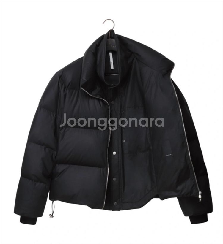 노이어 숏패딩 블랙--3