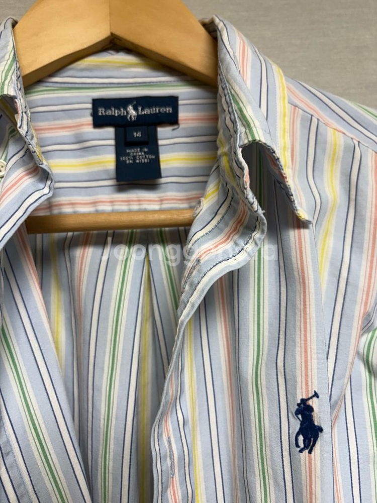 폴로 랄프로렌 스트라이프 셔츠--2