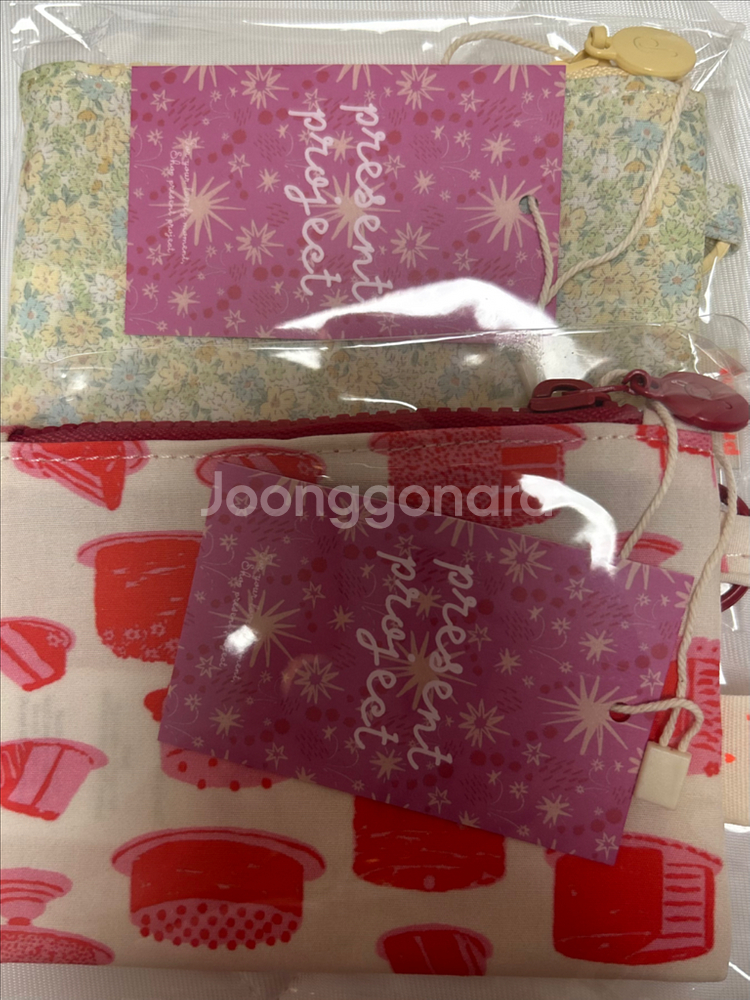 프레젠트프로젝트 미니키링 2개 세트--0