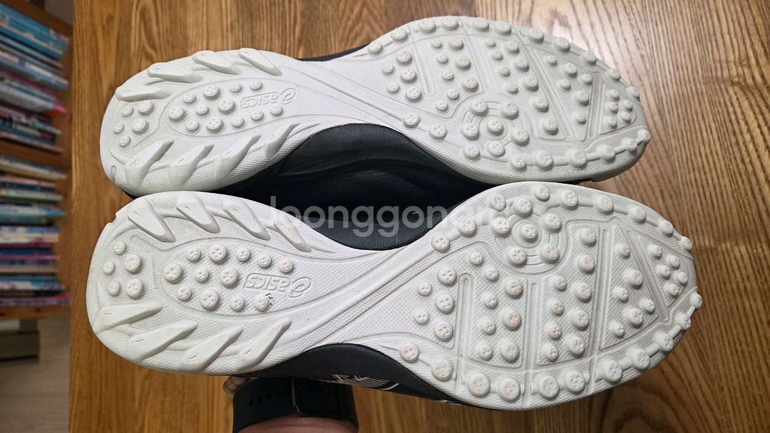 아식스 칼체토 풋살화 검정 270mm--2