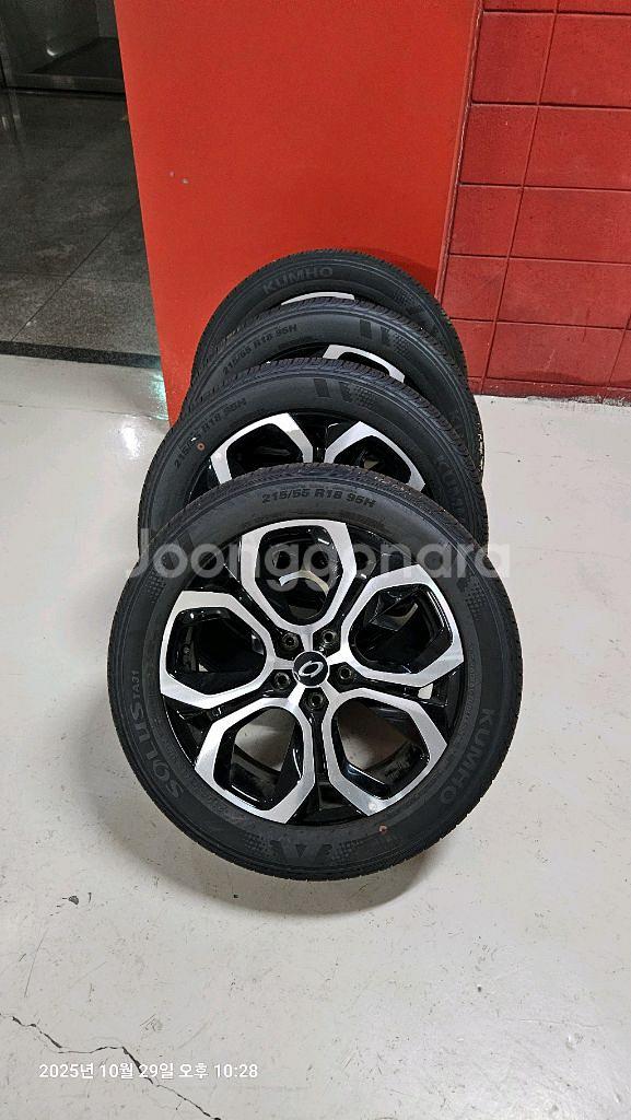 임판급 아르카나 XM3 18인치 순정 휠타이어 세트 215 55 18--0