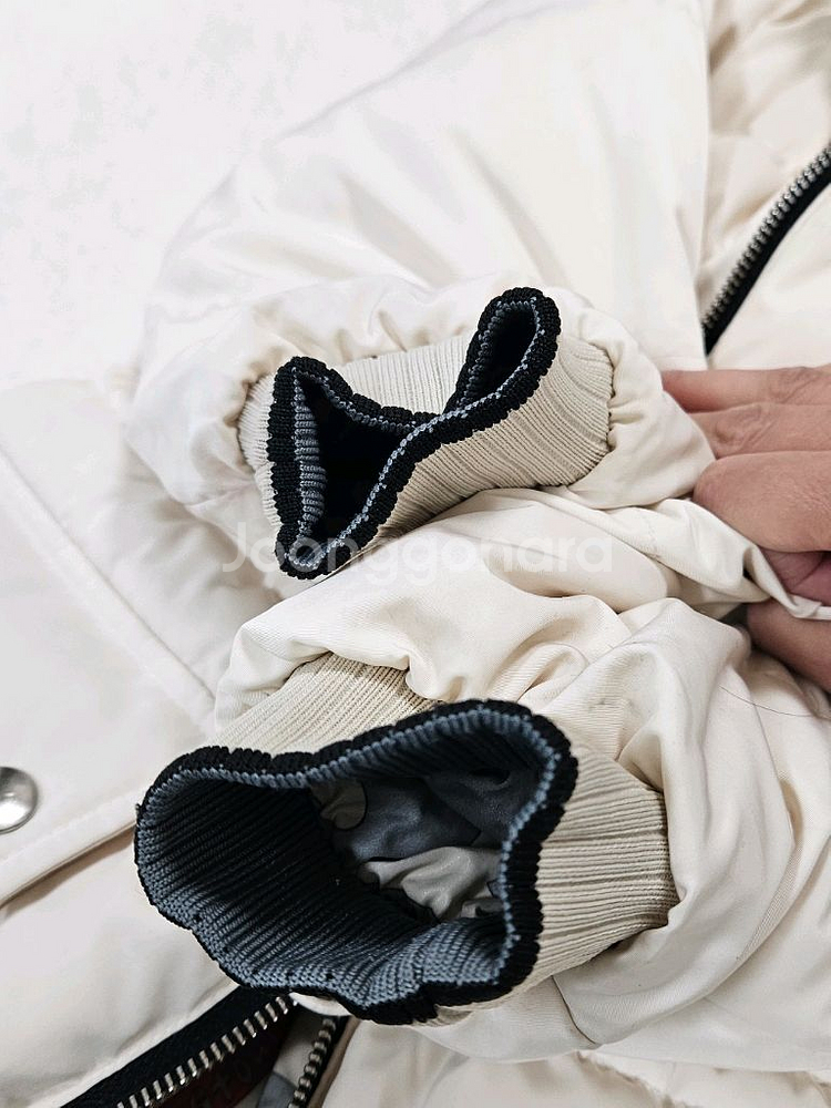 택포)리미떼두두 리버시블 롱 패딩M+가디건XS--7