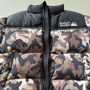 glgk 눕지 패딩 카모 130