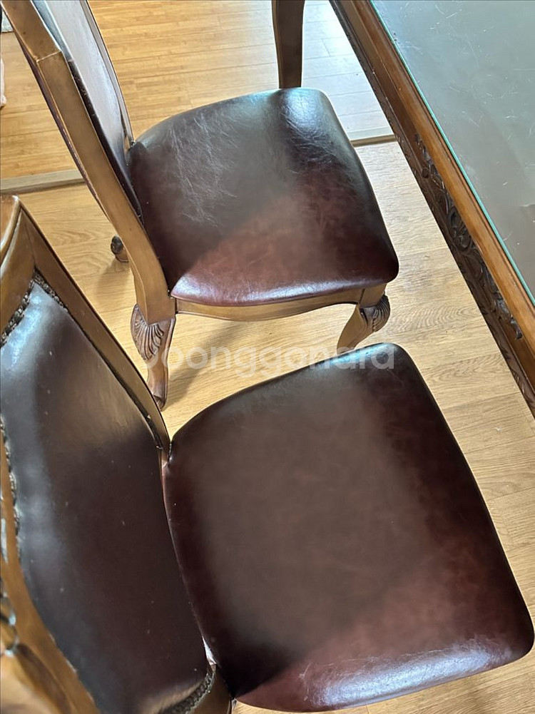 클래식 6인용 식탁세트--5