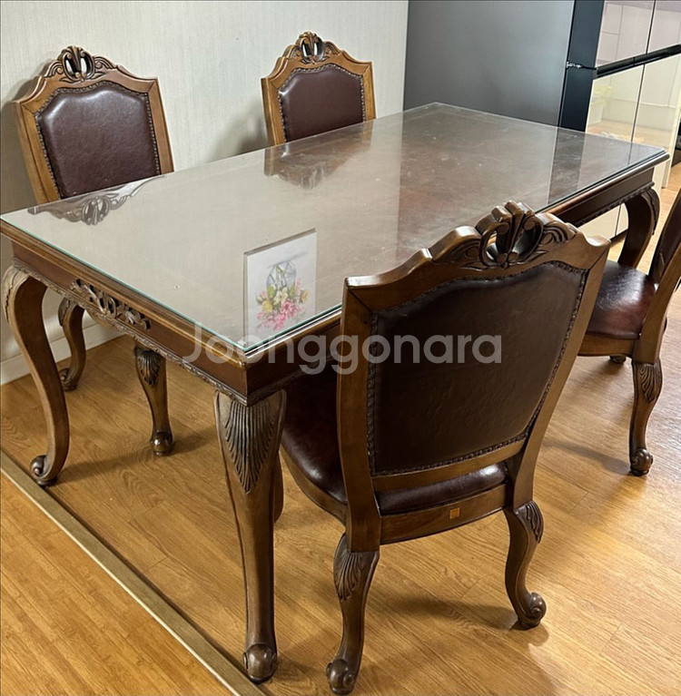 클래식 6인용 식탁세트--7