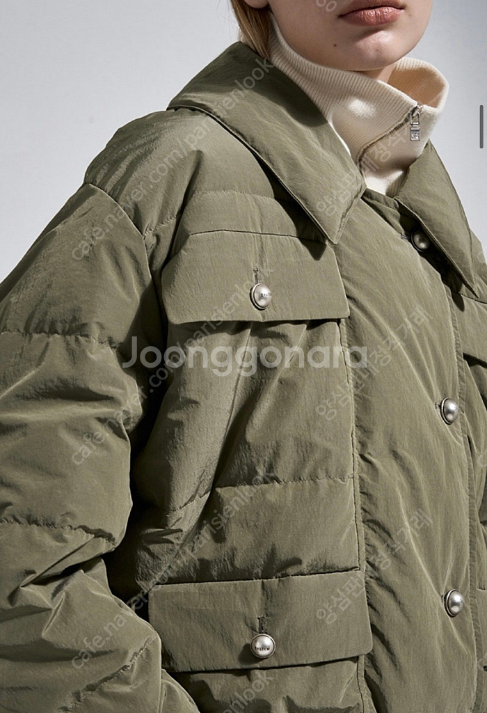 시스템 플랩밴딩 구스다운 점퍼--1