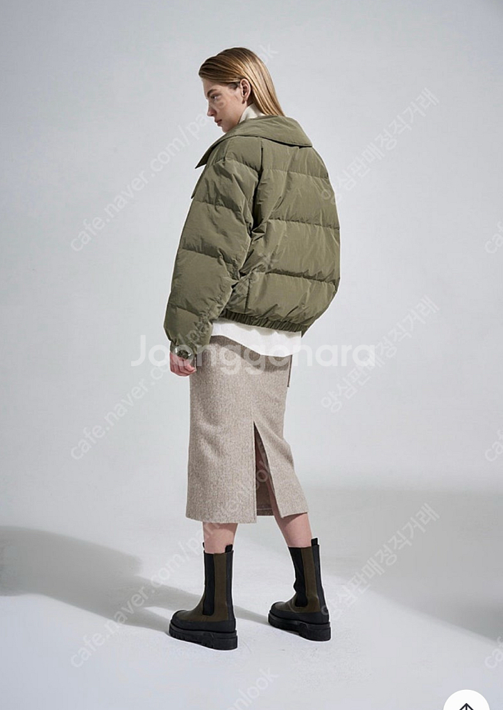 시스템 플랩밴딩 구스다운 점퍼--2