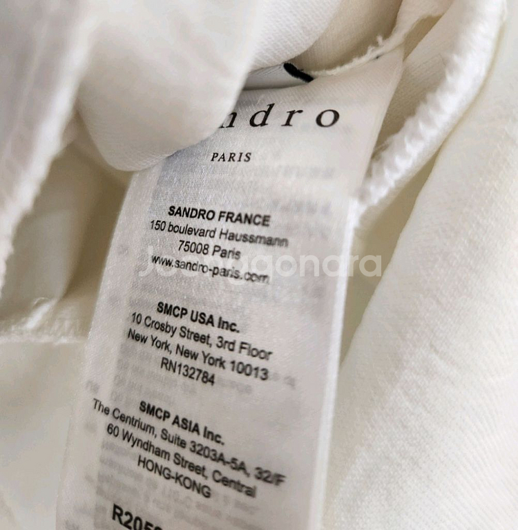 산드로 골드버튼 셔츠형 원피스 36사이즈--8