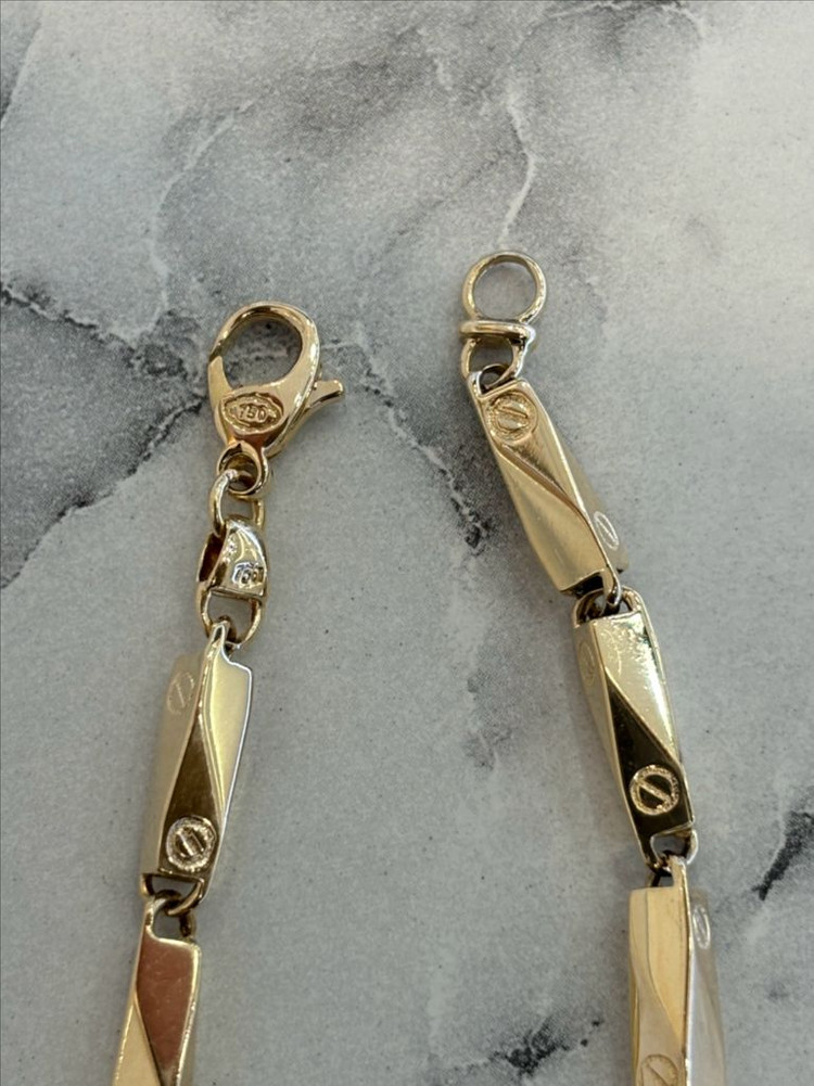 18k 대나무목걸이 10.13돈 남자금목걸이 이미지